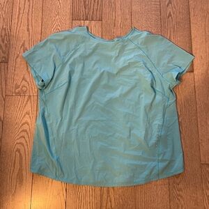 lululemon athletica Blue Short Sleeve Top